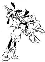 kolorowanki Goofy do wydruku malowanka Disney numer 64